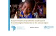 Schistosomiasis programmatic challenges in transitioning to … · 2018. 12. 16. · transitioning to elimination in the African region Pauline Mwinzi . 1 2 Current Status of SCH