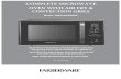 COMPLETE MICROWAVE OVEN WITH AIR FRY & CONVECTION … · 8 Do not heat baby bottles or baby food in the microwave oven. Uneven heating may occur and could cause physical injury. 9