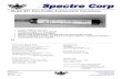 Spectre Corpspectrecorp.com/datasheets/861_data.pdf · Note: Spectre strongly recommends the use of external surge protection on all submersible transducers to protect secondary instrumentation.