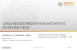 GRID MODERNIZATION INITIATIVE PEER REVIEW · Produce a framework: a systematic approach to conducting and interpreting valuation, resulting in: • Increased transparency in methods