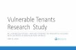 Vulnerable Tenants Research Study - NOSDA · Homelessness in the Sault On February 18, 2016 a point-in-time count of the homeless in Sault Ste. Marie was conducted. NE LHIN NOSDA
