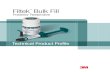 Filtek Bulk Fill · Product Description 3M ESPE Filtek Bulk Fill Posterior Restorative material is a visible, light-activated restorative composite optimized to create posterior restorations