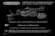 VERTICAL/HORIZONTAL 28 TON LOG SPLITTER...log splitter can be dangerous if assembled or used improperly. Do not operate this log splitter if you have any questions concerning safe