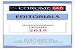 EDITORIALS · CHROME IAS ACADEMY 1 INDEX 1. Selling the family silver Category: GS 3 (Economy) 02 2. Water planning failures Category: GS 3 (Environment) 03