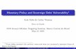 Monetary Policy and Sovereign Debt Vulnerability€¦ · Government renounces the ability to de⁄ate debt away Possible interpretations: Issue foreign currency debt Join a monetary