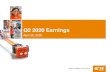 Q1 2020 Earnings...17.0% 16.2% Q2 2019 Q2 2020 Strong position entering a weak environment Adjusted Operating Margin, Adjusted EPS, Adjusted EBITDA Margin and Free Cash Flow are non-