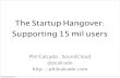The Startup Hangover Supporting 15 mil users...impersonators/stubs/ mocks for everything we can Wednesday, May 23, 12. and we often can Wednesday, May 23, 12. Wednesday, May 23, 12.