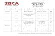 OPEN QUARTERLY MEETING SCHEDULE Feb. 26-28 ......Open Quarterly Meetings 2019 Date Location February 26-28, 2019 SBCA Open Quarterly Meeting Bahia Resort Hotel 998 W. Mission Bay Drive