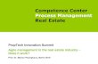 Competence Center Process Management Real Estate · Process Management Real Estate Does agile management foster corporate success? Finance Client Employees ... In a nutshell Agile