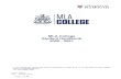 MLA College Student Handbook 2019 - 20 · Main MLA College Switchboard: (01752) 764889 or 764886 If you have questions that are not answered in this handbook or within the FAQ on