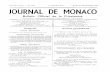 CENTIÈME' ANNÉE. — JOURNAL DE MONACO...CENTIÈME' ANNÉE. — 5.223 Le Numéro 30 fr. LUNDI 23 DÉCEMBRE' 1957 JOURNAL DE MONACO Bulletin Officiel de la Principauté JOURNAL. HEBDOMAOAJRE