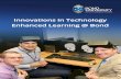 Innovations In Technology Enhanced Learning At Bond enhanced learning.pdf · The transformative power of technology Technological developments have enhanced the availability and ﬂ