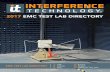 2017 EMC TEST LAB DIRECTORY · you now have access to local testing facilities. We have created an easy-to-use directory of global labs and their services grouped alphabetically by