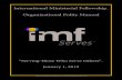 International Ministerial Fellowship Organizational Polity ... · basic organizational polity and procedures for International Ministerial Fellowship (IMF). IMF reserves the right
