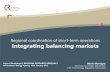 Integrating Balancing Markets€¦ · Early implementation through Balancing Pilot Projects ... • Case study: exchanges using the Processes for Replacement Reserves 2 Summary .