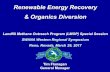 Renewable Energy Recovery & Organics Diversion...Renewable Energy Recovery & Organics Diversion Landfill Methane Outreach Program (LMOP) Special Session SWANA Western Regional Symposium