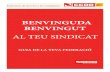 BENVINGUDA BENVINGUT - ccoo.cat · BENVINGUDA BENVINGUT AL TEU SINDICAT GUIA DE LA TEVA FEDERACIÓ . Federació de Serveis a la Ciutadania de la CONC organitza en el seu si els sectors