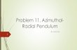 Problem 11. Azimuthal-Radial Pendulum€¦ · Problem Statement Fix one end of a horizontal elastic rod to a rigid stand. Support the other end of the rod with a taut string to avoid