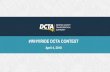 #WHYIRIDE DCTA CONTEST Contest Wrap... · 2018. 11. 20. · Campaign Overview DCTA • #WhyIRideDCTA Contest 2 The Denton County Transportation Authority has a #WhyIRideDCTA program