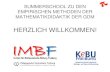 HERZLICH WILLKOMMEN! · Enrichment Program Using Dynamic Geometry Software in Developing Mathematically Gifted Students’ Geometric Creativity in High Schools . Andreas Eichler ·