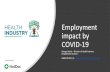 Employment impact by COVID-19 · 2020. 4. 8. · Employment impact by COVID-19 George Sotiris – Director of Health Industry Employment Services 0408 078 091 |E: george@healthindustryes.com.au