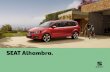 SEAT Alhambra. · 2018. 12. 21. · Model shown: Alhambra XCELLENCE in Romance Red Metallic Paint. 1953. The first SEAT rolls off our Barcelona production line and a whole country