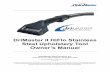 DriMaster II HiFlo Stainless Steel Upholstery Tool Owner’s ...€¦ · Congratulations on purchasing the very latest in upholstery cleaning technology. The patented DriMaster II
