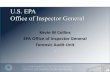 U.S. EPA Office of Inspector General...2013/05/30  · Security/Safety Issues U.S. ENVIRONMENTAL PROTECTION AGENCY OFFICE OF INSPECTOR GENERAL 40 General Warehouse Conditions Corroded