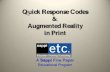 Quick Response Codes Augmented Reality in Printstatic.webfulfillment.com/printbuyersinternational/blogs.dir/3/files/2012/01/Quick...Educational Program . Wireless Terminology Overview: