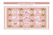 Pretty in Pink · 2020. 2. 12. · Pretty in Pink Quilt Designed by eQuilter 65" x 65" ... Place a marked pink hand dye square right sides together on 1 end of a 1 3/4" x 3" light