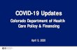 COVID-19 Updates Presentation for Disability Community-April 3, … Updates... · COVID-19 Updates Presentation for Disability Community-April 3, 2020 Author Latts, Lisa;Silva, Bonnie
