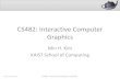 CS482: Interactive Computer Graphicsvclab.kaist.ac.kr/cs482/slide11-rasterization.pdf · 2019. 11. 7. · Min H. Kim (KAIST) CS482: Interactive Computer Graphics Viewport •Now we