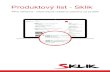 Produktový list - Sklik · Reklama v obsahové síti Sklik Reklama Sklik se zobrazuje nejen ve vyhledávací síti, ale i ve formě grafické a textové reklamy v obsahové síti