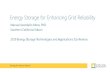 Energy Storage for Enhancing Grid Reliability · 2019. 5. 24. · Distributed Energy Storage Integration (DESI) pilots will demonstrate optimized aggregation of storage and help understand