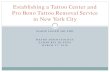 Establishing a Tattoo Center and Pro Bono Tattoo Removal ... · METRO DERMATOLOGY. ELMHURST QUEENS. MARCH 27, 2018. Establishing a Tattoo Center and Pro Bono Tattoo Removal Service