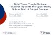 Tight Times, Tough Choices: Taxpayer Input into ... - Penn GSE · Budget Categories for Workshop Included in Worksheet Not Included in Worksheet Instructional - Regular Instruction