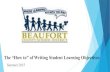 Student Learning Objectives - Beaufort High Schoolbeaufortschools.net/UserFiles/Servers/Server_170841... · Student Learning Objectives (SLOs) • SLOs for special education teachers: