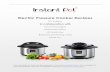 Instant Pot Electric Pressure Cooker Recipes · 2014. 3. 22. · Instant Pot Electric Pressure Cooker Recipes 2 Foreword Thank you for your purchase of the Instant Pot, a state of