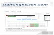 The New Kaizen Database LightingKaizen · 2018. 1. 11. · Project Review The project review page has several new features to assist in finding and identifying a project. Projects