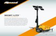NIGHT-LITE - Allmand · 2020. 2. 24. · Model Night-Lite™ GR-Series Air-Cooled Air-Cooled Engine Brand / Model Yanmar / L70W Estimated Engine Prime Power (kW)** 3.7 kW Fuel Capacity