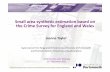 Small area synthetic estimation based on the Crime Survey for … · 2013. 8. 30. · ESDS special licence version of the 2008/09 Crime Survey for England and Wales Census Degree