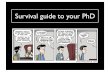 Survival guide to your PhD - astronomy.swin.edu.aucblake/PhDSurvivalGuide.pdf · PhD progress is monitored through annual reviews • Centre reviews occur once a year, typically at