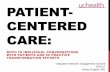 PATIENT- CENTERED CARE...under stress Hibbard J, Stockard J, Mahoney E, and Tusler M. Development of the Patient Activation Measur (PAM): Conceptualizing and Measuring Activation in