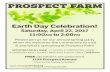 Earth Day Celebration!...Earth Day Celebration! Saturday, April 22, 2017 11:00am to 2:00 pm Please join us for our annual spring party when we welcome the community to visit & see