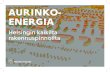 AURINKO ENERGIA · Aurinkoenergia Helsingin kaikilta rakennuspinnoilta Helsingin aurinkoenergiapotentiaalin selvitys perustuu semanttiseen CityGML-kaupunkitietomalliin ja rakennusten