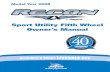 Sport Utility Fifth Wheel Owner’s Manual - Jayco, Inc...SECTION 1 WARRANTY & SERVICE 1 Congratulations! Thank you for selecting a Jayco RV. We are excited to welcome you to our growing