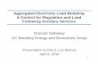 Aggregated Electricity Load Modeling & Control for Regulation …cnls.lanl.gov/~chertkov/SmarterGrids/Talks/Callaway.pdf · 2014. 9. 24. · • Rearrange time series model • is