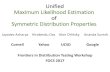 Unified Maximum Likelihood Estimation of Symmetric ...ccanonne/workshop-focs2017/files/...Unified Maximum Likelihood Estimation of Symmetric Distribution Properties JayadevAcharya