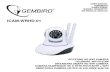 ROTATING HD WIFI CAMERA -CAM DRAAIBARE SMART ......ICAM-WRHD-01 ROTATING HD WIFI CAMERA FEATURES HD 720p indoor WiFi IP-camera with built-in microphone, speaker WiFi function - easily