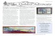 FEBRUARY 2018 The Dublin Advocate...The Dublin Advocate Volume 19, Issue 2 PUBLISHED MONTHLY SINCE AUGUST 1999 Dublin, NH 03444 FEBRUARY 2018 To Encourage and Strengthen Our Community
